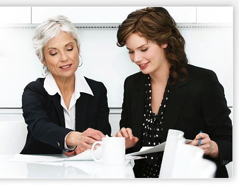 Two Stakeholders Discussing Business